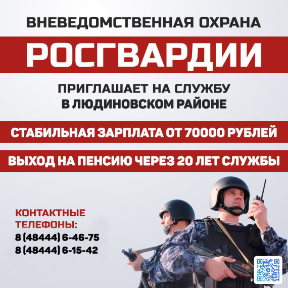 Вневедомственная охрана Росгвардии приглашает на службу. Вневедомственная охрана Росгвардии приглашает на службу.